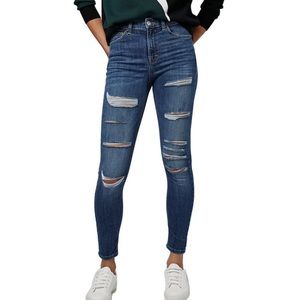 Topshop Ripped Jamie Jeans